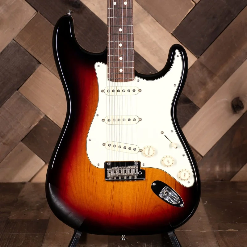 2018 Fender American Professional Stratocaster Electric Guitar, 3-Tone Sunburst w/ OHC – Used